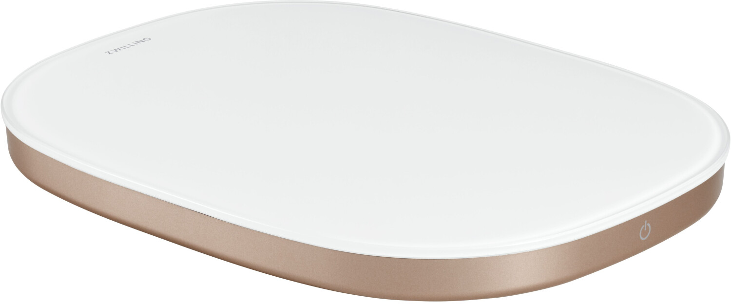 ترازو آشپزخانه زولینگ آلمان مدل ZWILLING Enfinigy | رنگ ترکیبی سفید رز گلد | دیجیتال